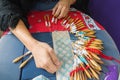 Making bobbin lace