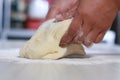 Making Bread Dough Royalty Free Stock Photo