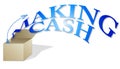 Making Cash Royalty Free Stock Photo