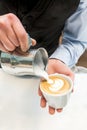 Making coffee Royalty Free Stock Photo