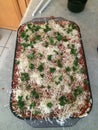 Making a Delicious Lasagna at Home, Ready for Oven