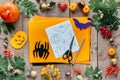 Making of DIY Halloween felt ornaments, handmade crafts for Halloween