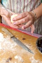 Making dumplings