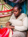 Making of Habesha baskets