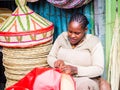 Making of Habesha baskets