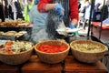 Ethnic street food in London East at Broadway Market