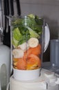 Making a healthy home made smoothie