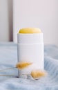 Making homemade deodorant stick with all natural ingredients concept. Royalty Free Stock Photo