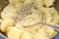 Making mashed potatoes Royalty Free Stock Photo