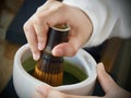 Prepare Matcha. Royalty Free Stock Photo