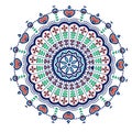 Ethnic mandala-like pattern Royalty Free Stock Photo