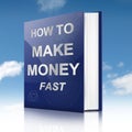 Making money concept. Royalty Free Stock Photo