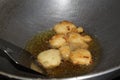 Making of Mung Bada in Oil -Indian Dish