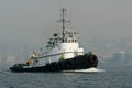 Ocean Going Tug Underway on Puget Sound Royalty Free Stock Photo