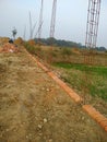 Making a new strong house in autrauli madhubani bihar india