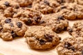 Making of Oatmeal Raisin Cookies