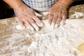 Making pasta Royalty Free Stock Photo