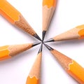 Making a Point with Pencils Royalty Free Stock Photo