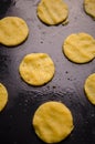 Making polenta chips