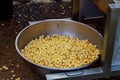 making popcorn a caramel coated in market