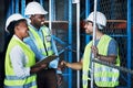 Making a positive impact with a strong partnership. builders shaking hands at a construction site. Royalty Free Stock Photo