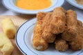 Making potato croquettes horizontal