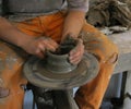 Making pottery