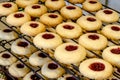 Making of Raspberry Thumbprint Cookies