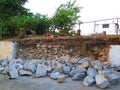 Making room for refuse bins in Andalusian village of Alora Royalty Free Stock Photo