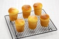 Making rum baba  baba au rhum Royalty Free Stock Photo