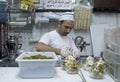 Making Sundaes at Bakdash Ice-cream Parlour