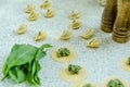 Making tortellini