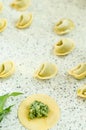 Making tortellini