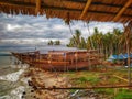 The making of traditional boat Phinisi in Tanaberu, South Sulawesi, Indonesia, Asia