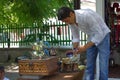 Making of Turkish coffee