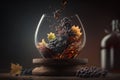 Making wine process, ficticious, background, generative ai