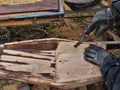 Making a wooden miner`s tray with your own hands