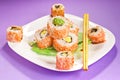 Makisushi rolls Royalty Free Stock Photo