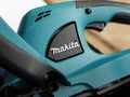 Makita Logo Sign on a Cordless Hedge Trimmer.