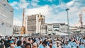 Makkah, Saudi Arabia - Nov 2019 : A group of people at the courtyard of the Grand Mosque