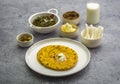 Makki di roti - sarson ka saag Royalty Free Stock Photo