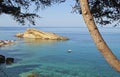 'Makris Gialos' beach at Kefalonia, Greece Royalty Free Stock Photo