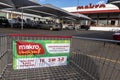 Makro sign at branch. Makro is an international brand of Warehouse clubs Royalty Free Stock Photo