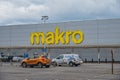 Makro wholesale sign on the side of a building