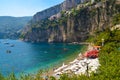 Mala Beach, Cap d`Ail, French Riviera Royalty Free Stock Photo