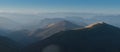 Mala Fatra mountain landscape view from Velky Rozsutec mountain, Slovak Republic