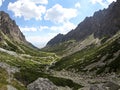 Mala studena dolina - valley in High Tatras, Slova