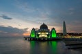 Malacca islam mosque is beautiful islam mosque in Malacca, Malay