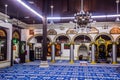 MALACCA, MALAYASIA - MARCH 19, 2018: Interior of Kampung Kling Mosque in Malacca Melaka