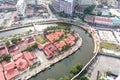 Malacca, Malaysia, April 8, 2018: Malacca city is awarded the UN